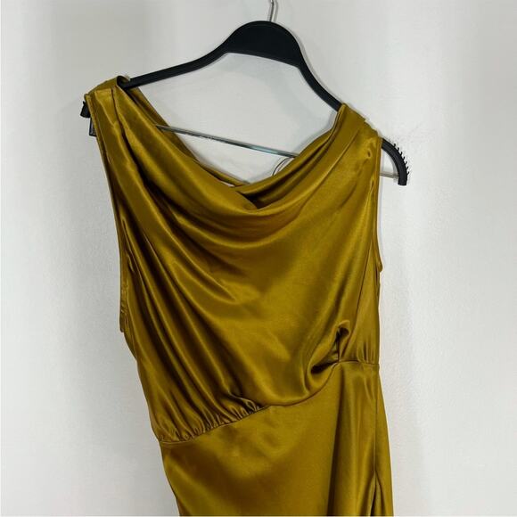 The Sei Sz 4 Off-The-Shoulder Silk Maxi Dress - Picture 10 of 11